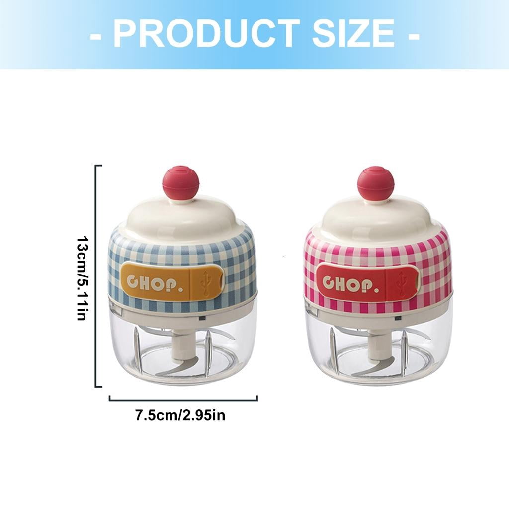 Electric Garlic Chopper Electric Food Chopper Rechargable Small Food Processor