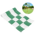 thumbnail image 4 of Durable Flags, Lightweight Checkered Flags,  Tool For Outdoor Indoor Backyard Use Green Grids, 4 of 8