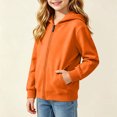 thumbnail image 4 of StSilkitty Hoodies for Boys Girls Zip up Long Sleeve Hooded Jacket with Pockets Fall Winter Lightweight Fashion Clothes, 4 of 7