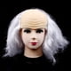 thumbnail image 1 of Gorro calvo Gorros de peluca calva Sombreros Peluca de anciano Gorros con pelos blancos, grises y negros para fiestas de disfraces Disfraces Actuación Teatro Peluca calva Gorro Látex Talla única para, 1 of 3