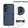 thumbnail image 6 of Njjex Galaxy S25 FE 5G Case 6.7" Shockproof Rugged Cover, Military Grade Protection, Slim Fit Anti-Slip Bumper Case Dual Layer Full Body Protective Cover for Samsung S25 FE 5G 2025 -Blue, 6 of 7