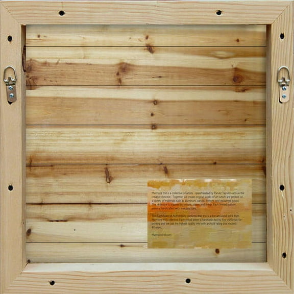 Marmont Hill "Gilded Splash II" Painting Print on White Wood