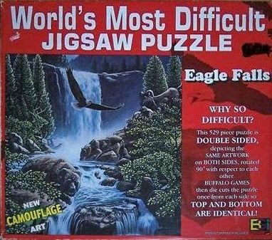 World’s Most Difficult Jigsaw Puzzle Pigs 529 PC Double Sided Buffalo Games for sale online 