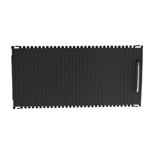 Persianas Deslizantes Portavasos Piezas Interiores / Negro / Accesorios / Cubierta de Persiana Enrolble de Conso Central Del Coche / Ajuste Par SM SunniMix Portavasos de persianas
