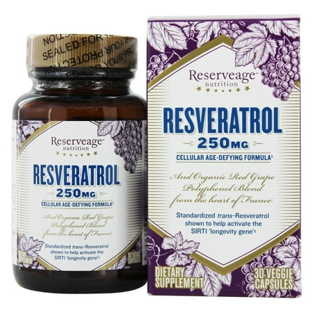 Best Reservage Nutrition Reserveage Nutrition  Resveratrol, 30 ea deal