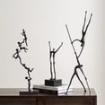 thumbnail image 3 of Art Display Cabinet Abstract Sculpture Metal Crafts Office Display Decorations, 3 of 6