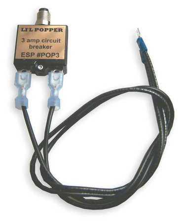3 Amp Circuit Breaker, Push Button SUPCO POP3 by Supco