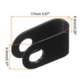 thumbnail image 2 of Unique Bargains U-Type Cable Clip Wire Clamp, 5.2mm 0.2 Inch Nylon Clips Black 200Pcs, 2 of 5