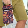 thumbnail image 3 of COEQINE Mushroom Crutch Pouch Compartments Adjustable Crutch Organizer Pouch Underarm Crutches Attachment Hanging Pouch Portable Crutch Travel Pouch for Outdoor Enthusiasts, 3 of 7