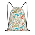thumbnail image 1 of Fotbe Sea Animal Bolsa Mochila con Cordón Estampada, Bolsa de Gimnasio Deportiva, Bolsa Cinch, Bolsa con Cordón para Hombres y Mujeres-Small, 1 of 6
