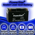 thumbnail image 3 of PowerStar YTZ10S Motorcycle Battery Compatible with Honda CBR929RR 2001 to 2001, 3 of 5