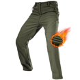 thumbnail image 1 of Pantalones FREE SOLDIER con forro polar, repelentes al agua para senderismo al aire libre, 1 of 9