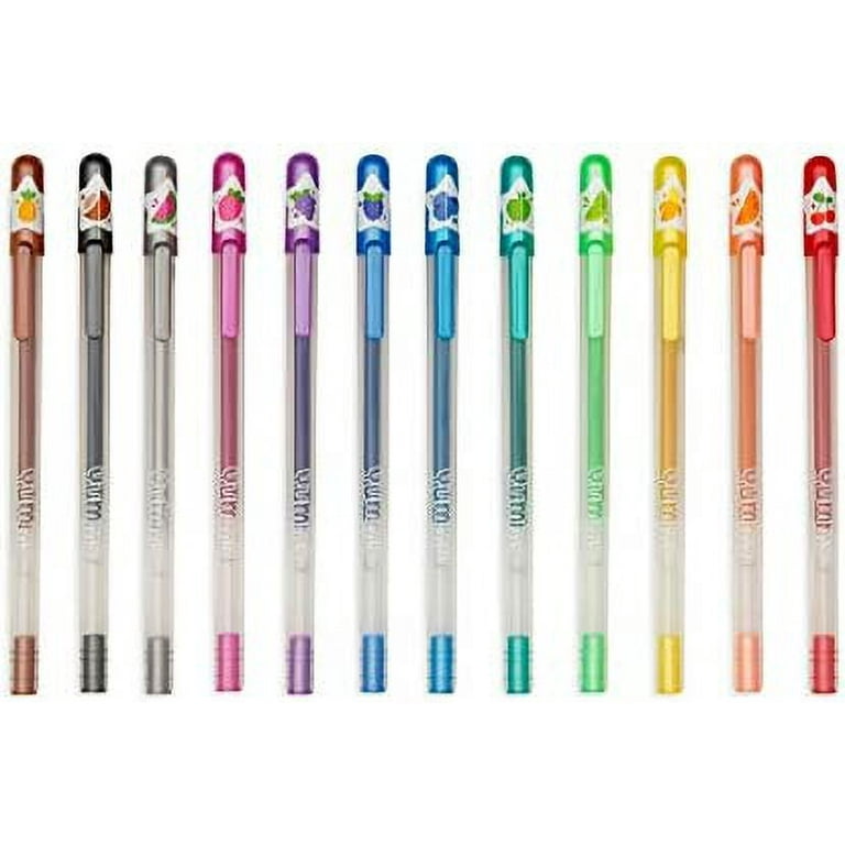 OOLY Yummy Yummy Scented Glitter Gel Pens Set of 12 For Note Taking  Scrapbooking Journaling. Colorful Art Supplies Cute School Supplies for  Kids or Teens Multicolor Drawing Pens