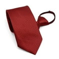 thumbnail image 2 of Zipper Tie Men's Commercial Formal Suit Striped Male Wedding Lazy Necktie, 2 of 2