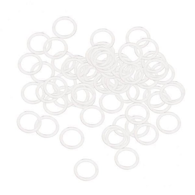 Tnarru 5x100 Pièces Nylon Soutien-Gorge Sangle Curseur de Réglage O Lingerie Couture Métier 6 Pièces