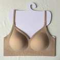thumbnail image 5 of Bras for Women Solid Color Smoothing Wireless Bra Coffee Size 42, 5 of 5