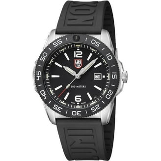 Luminox Original Navy Seal CARBONOX Black Rubber Strap Black Dial