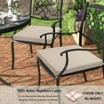 thumbnail image 5 of MAGPIE Indoor Outdoor 20" x 18"x 4" Cushion Cover Replacement 2 Pack, NO Insert!Seat Cushion for Patio Garden Chair Sofa Bench Wicker(Grey), 5 of 5