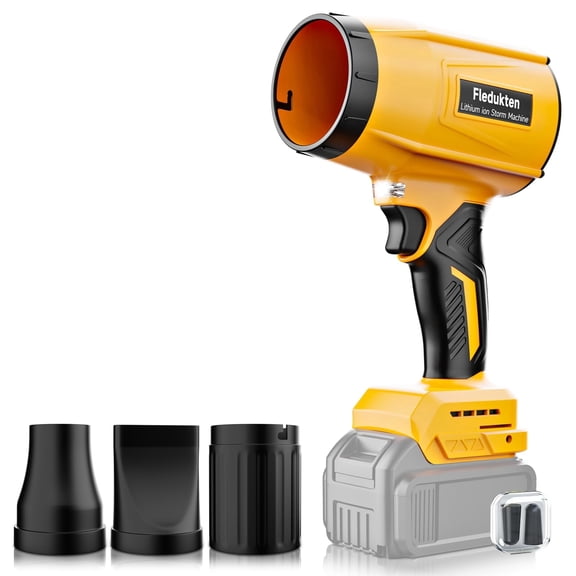 800,000 RPM Leaf Blower Compatible with with DeWalt 20V Battery, TwoWin Cordless Dust Blower, Electric Turbo Jet Blower Handheld Battery Powered with Brushless Motor for Patio Garden Lawn (Tool Only)