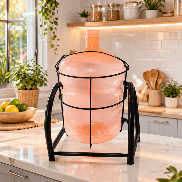 Porta Garrafón Metálico con Diseño Columpio para 20L | Soporte Resistente y Funcional para Agua