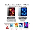 thumbnail image 2 of Case for iPad Air 5th/4th Generation 10.9 inch 2022/2020, iPad Pro 11 inch 4th/3rd/2nd/1st Gen with Kickstand, Heavy Duty Shockproof Protective Cover with , Pencil Holder, Stylus Pen, 2 of 6