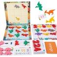 thumbnail image 1 of Niños Educación Temprana Juguetes De Matemáticas Juego De Pensamiento Lógico Dinosaurio Color Cognición Número Aritmética Aprendizaje Preescolar Material Didáctico Vogacara FN006537-00, 1 of 6