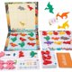 thumbnail image 1 of Niños Educación Temprana Juguetes De Matemáticas Juego De Pensamiento Lógico Dinosaurio Color Cognición Número Aritmética Aprendizaje Preescolar Material Didáctico matsuzay FN006537-00, 1 of 6