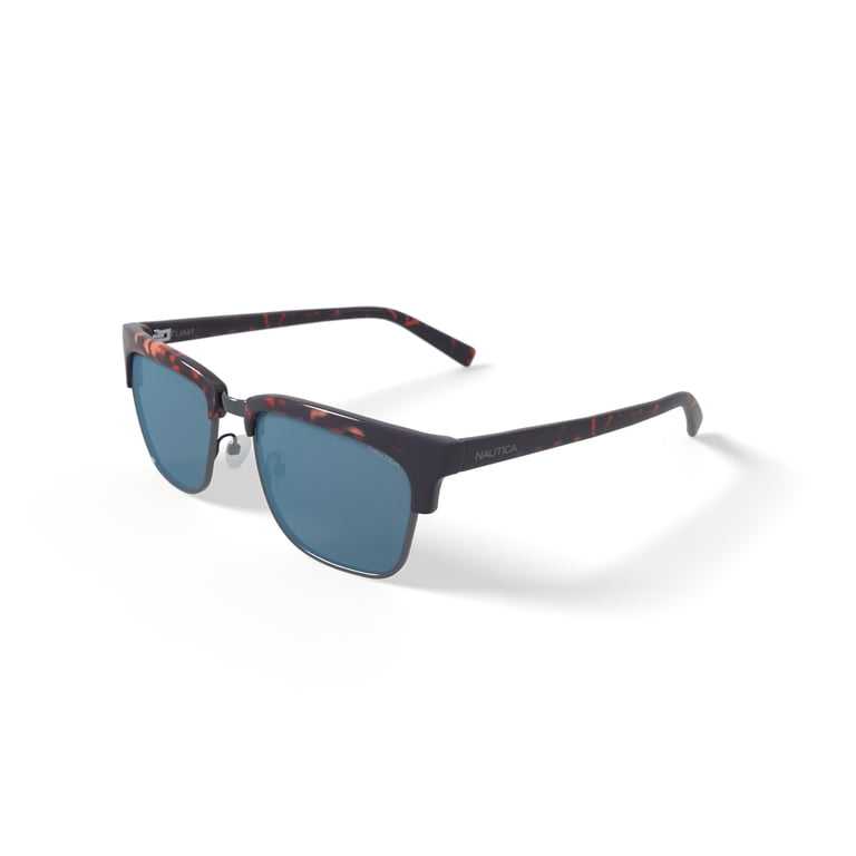 Nautica Men's Rx'able Sport Sunglasses, N9201S, Dark Tortoise, 55