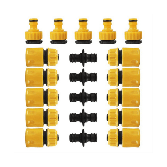 20PCS Garden Hose Connector Set Connector Hose End Connector Hose Connector Extender Hose Quick Connector