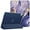 Marble Purple, variant on Clear Case for iPad A16 11th Generation 11 Inch (2025),iPad 10th Generation 10.9" (2022),Stand Cover with Hard Translucent Back, Support Touch ID, Auto Wake/Sleep&Stylus Holder-Blue