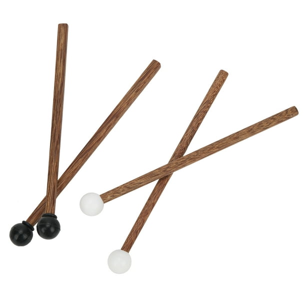 Ymiko 16.5 cm 4 pièces en acier langue tambour maillet enfants baguette  percussion pièces d'instruments 