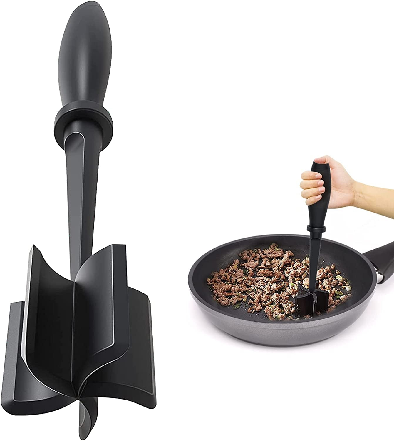 Meat Chopper Hamburger Masher Tool Heat Resistant Ground Beef