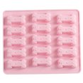 thumbnail image 1 of Molde de silicona para pastel de 15 huesos uniformes, molde de silicona para hornear pasteles de arroz y galletas, 1 of 5