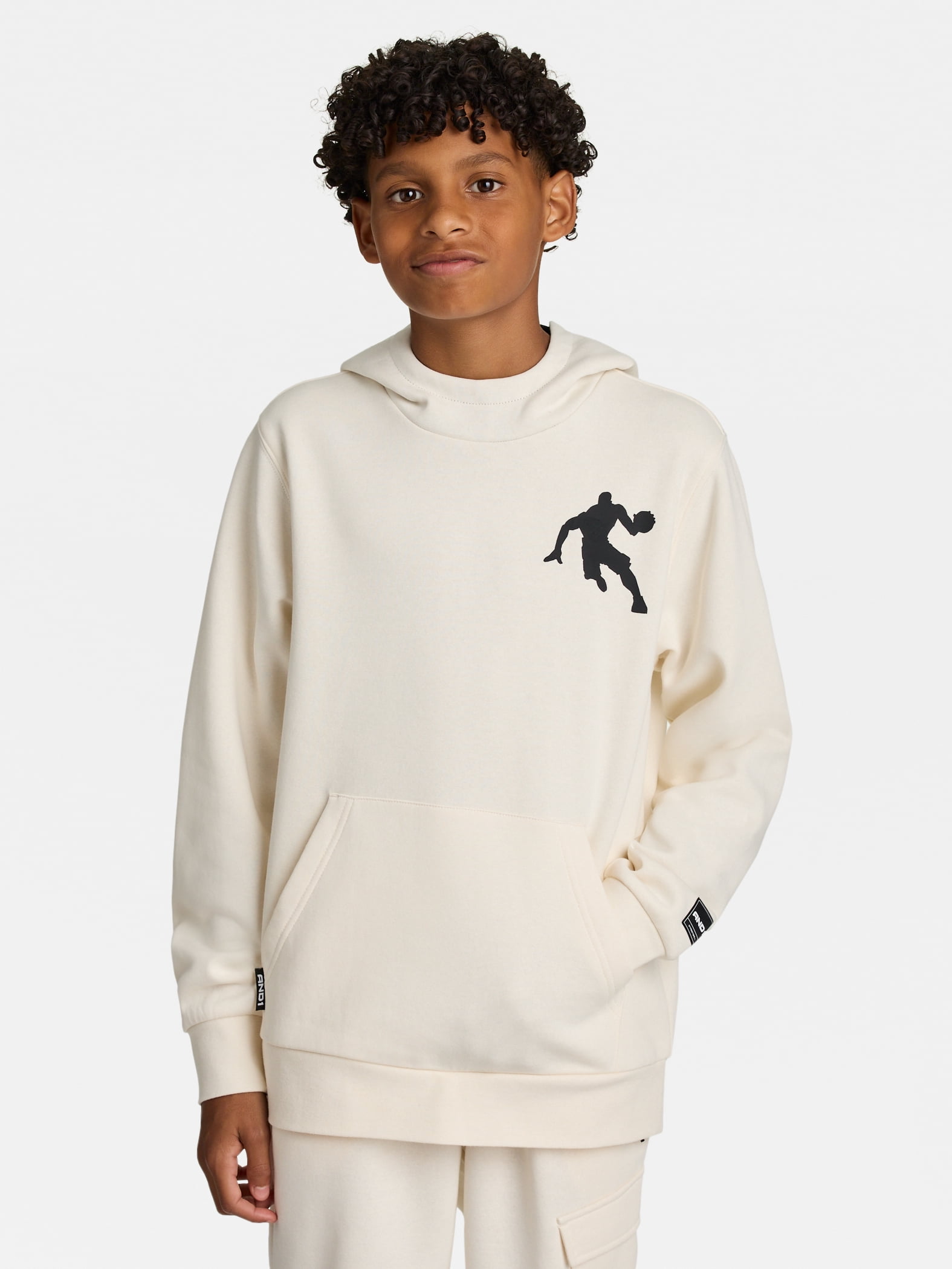 AND1 Boy's Athletic Graphic Fleece Hoodie, Sizes 4-18