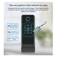 thumbnail image 4 of Finrprint Gate Lock Tuya Outdoor TTlock Smart Door Lock Digital IC Card Rim Electronic Door Lock Suitable For Home Garden ,Easy Installation, 4 of 7