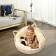 thumbnail image 5 of Rascador de poliéster extraíble y lavable para gatos y perros con fosa tejida y bonita almohadilla de algodón para garras, ideal para todas las estaciones. Cama de poliéster para gatos., 5 of 6