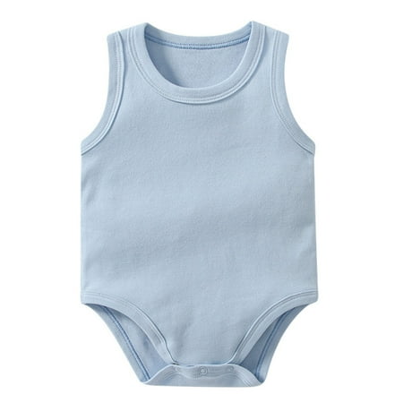 Newborn Baby Cotton Mesh Bodysuit for 12-18 Months Infant Baby Boy Girl Clothes Newborn Checkered Bubble Romper Sleeveless Jumpsuit Infant Summer Outfit