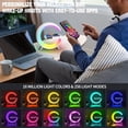 thumbnail image 3 of Lámpara LED inteligente LeeNabao 4 en 1 con cargador inalámbrico y Bluetooth, 3 of 7