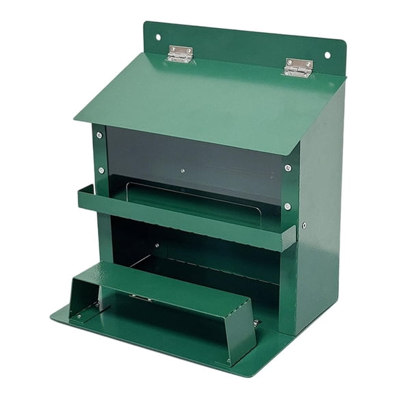 Comedero de Ardillas para Decoración Exterior de Hierro, Fácil de Usar, Alimentador de Ardillas de Gran Capacidad para Parques, Granjas, Patios Y Jard
