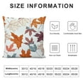 thumbnail image 5 of Patifu   Autumn Decorations Fall Porch Outdoor Throw Pillow Covers Décor Maple Leaves Farmhouse Cushion Cases   for Home Couch Sofa Patio Bench - Maple Leaves 24x24in, 5 of 5