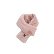 Men Women USB Electric Shawl Scarf More Warmer Winter Soft Heated Scarf Neck Pink