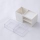 thumbnail image 4 of Desktop Storage Organizer Mini Box for Office Supplies Container Pen Holder for Desk Cute Pencil Cup Pot Makeup Brush Holder (White), 4 of 4