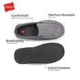 thumbnail image 3 of Hanes Mens ComfortSoft Memory Foam Moccasin Slipper House Shoe, 3 of 9