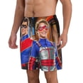thumbnail image 2 of Henry Danger Mens Swim Trunks Quick Dry Board Shorts with Mesh Lining, Hawaii Beach Shorts Swimwear Bathing Suits, 2 of 7