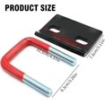 thumbnail image 4 of duomi-1PC Articulating Jack Stabilizer, 1.25 Inches to 2 Inches Articulating Jack Replacement for Cars, Crossovers, Trailers and Trucks, Red, 4 of 4