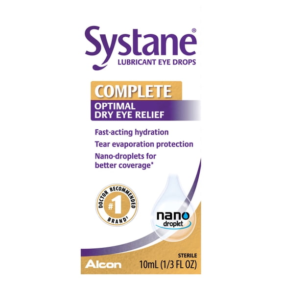 Systane Complete Lubricant Eye Drops 10mL - 4 pack