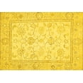 thumbnail image 1 of Ahgly Company Indoor Rectangle Oriental Yellow Traditional Area Rugs, 7' x 9', 1 of 4