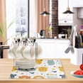 thumbnail image 6 of Dish Drying Mat Microfiber Kitchen Dish Pad Counter Absorbent Drainer Rack 12"x18" Lion Cat Bear Face, 6 of 6