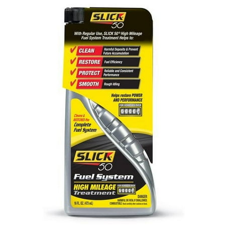 Slick 50 High Mileage Fuel System Cleaner, 16 Oz.