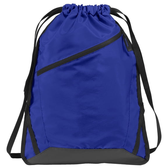 Port Authority ® Zip-It Cinch Pack. BG616,BG616,True Royal/ Black,OSFA